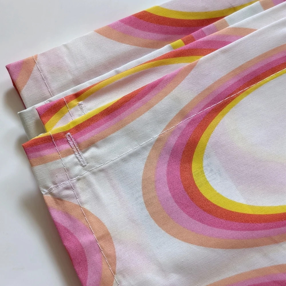 IKEA Springkorn Retro Oval Shower Curtain